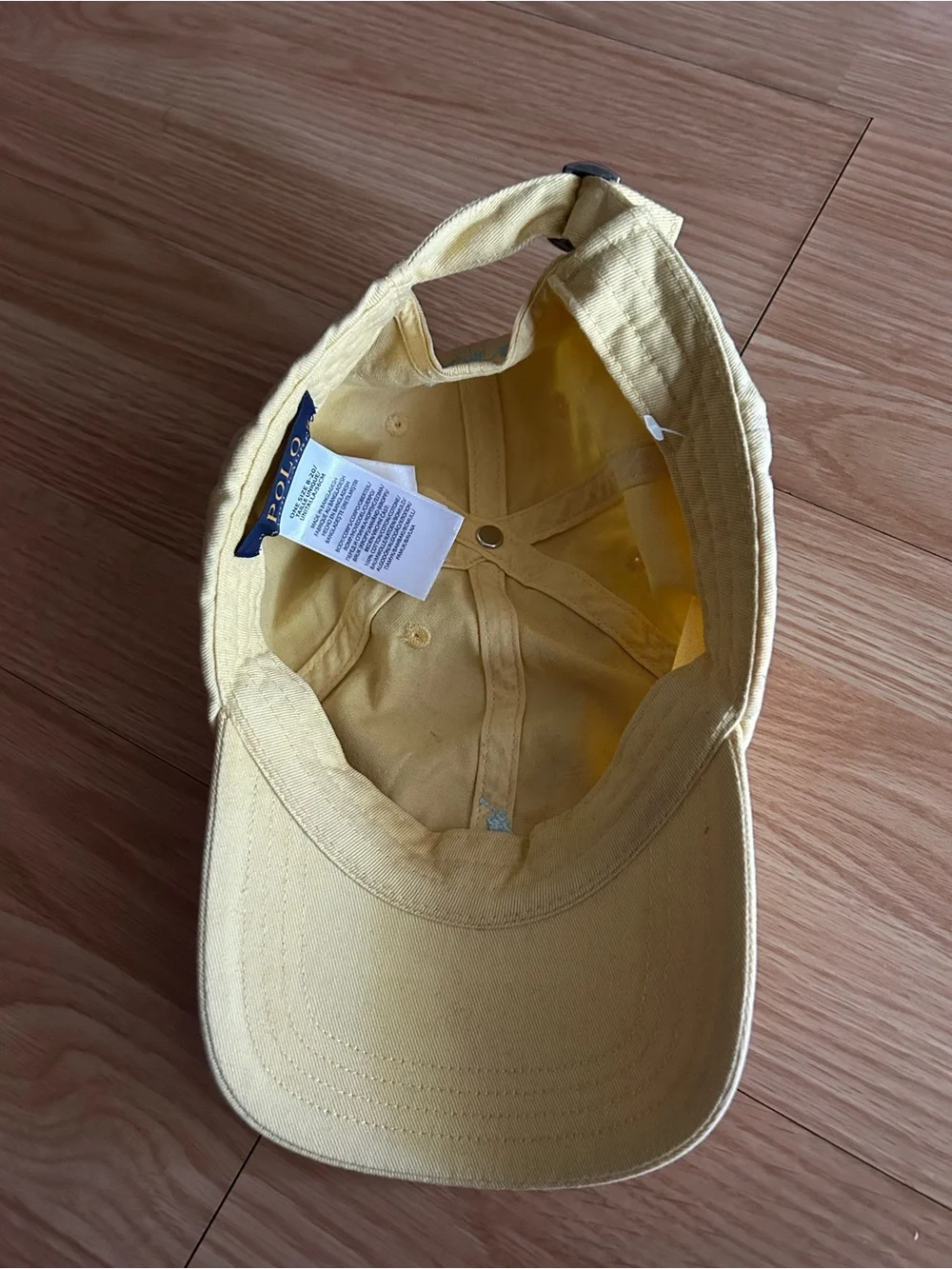 Polo Ralph Lauren Yellow Classic Cap Size 8-20